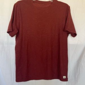 ☀️VUORI Strato Tech Tee-Currant Heather-Men’s Small